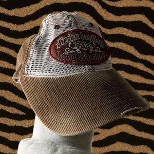 Dierks Bentley Brown & White Corduroy Hat – One Size ‎